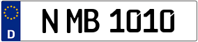 Truck License Plate